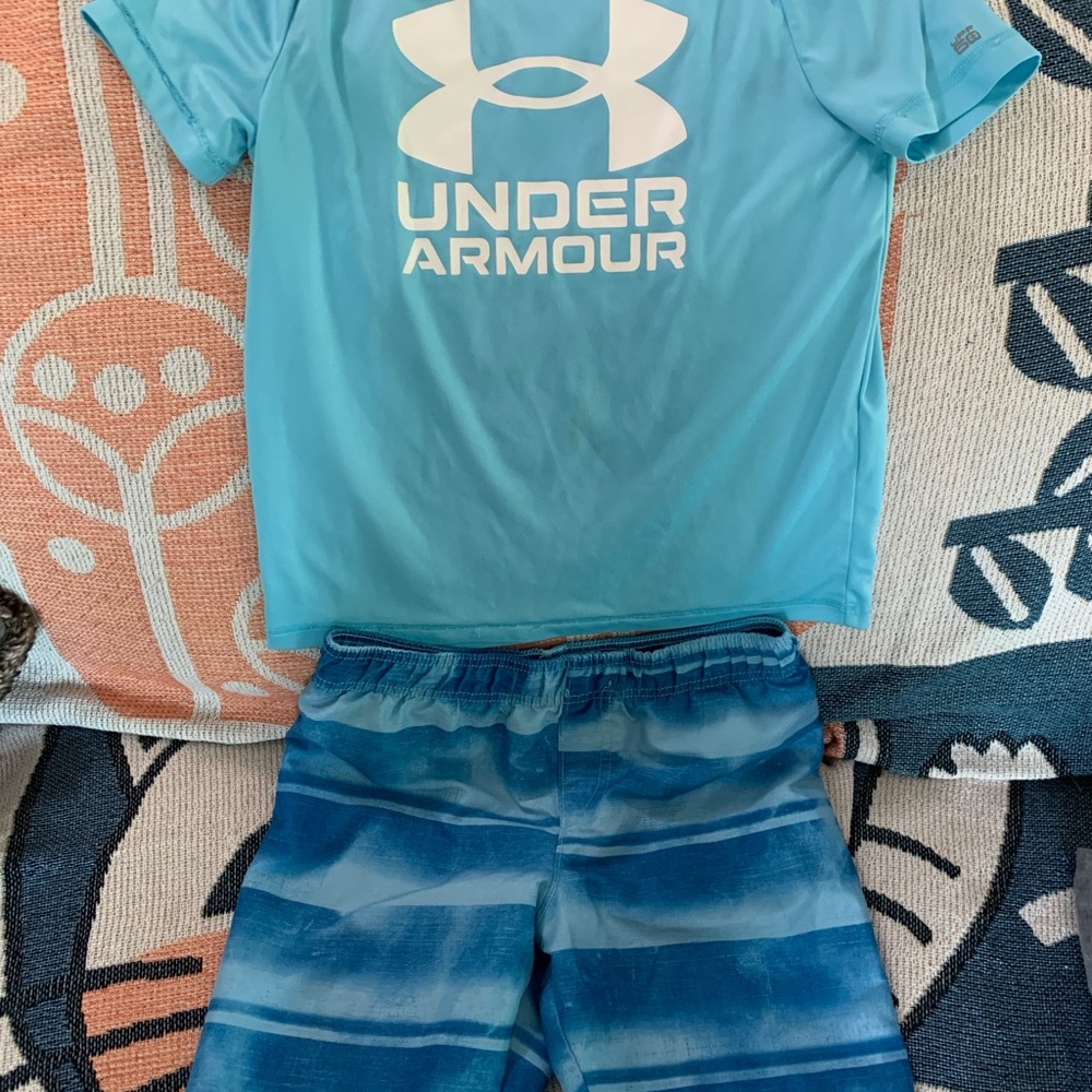 Kids Under Armour Blue swimming Set